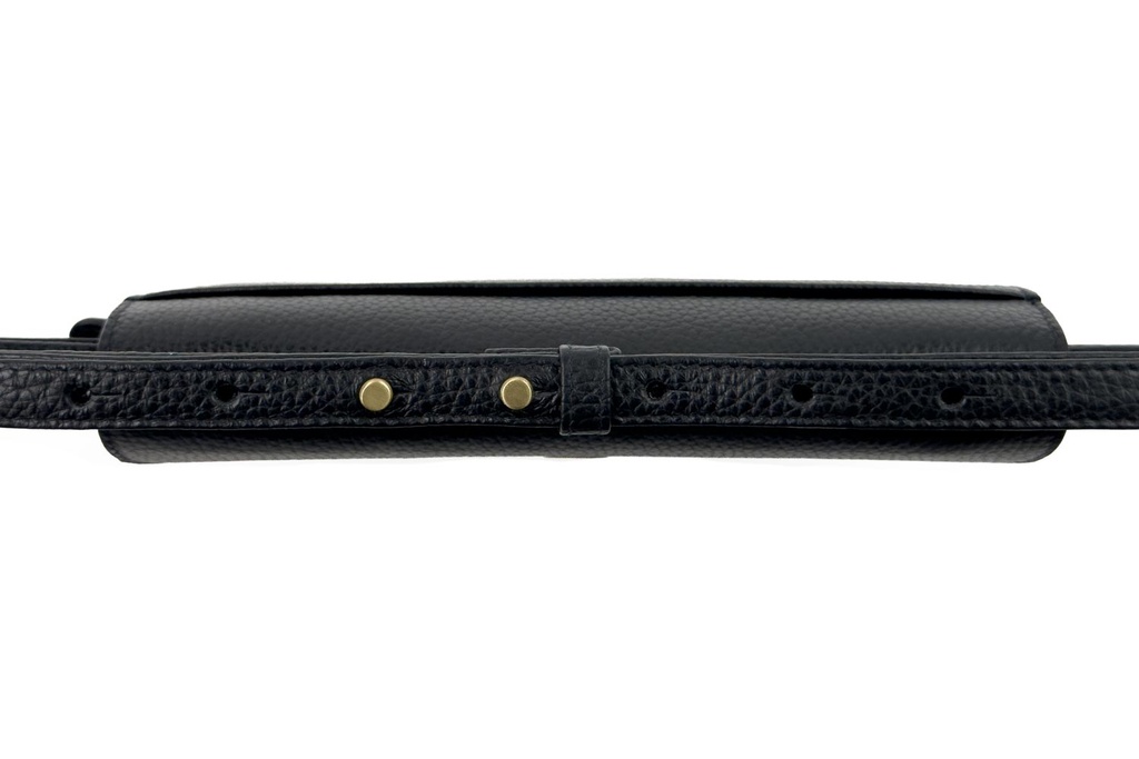 OLIVIA | schwarz | gold | genarbt