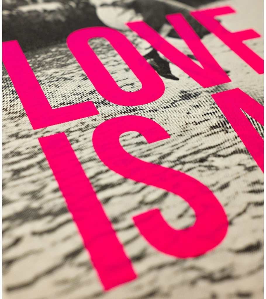 Carte Kenkre - Siebdruckkarte - Love is all - M (15x21cm)
