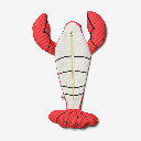 Don Fisher - Etui Federmäppchen Täschchen Portemonnaie LOBSTER case