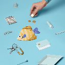 Don Fisher - Etui Täschchen Portemonnaie MOONYFISH purse yellow