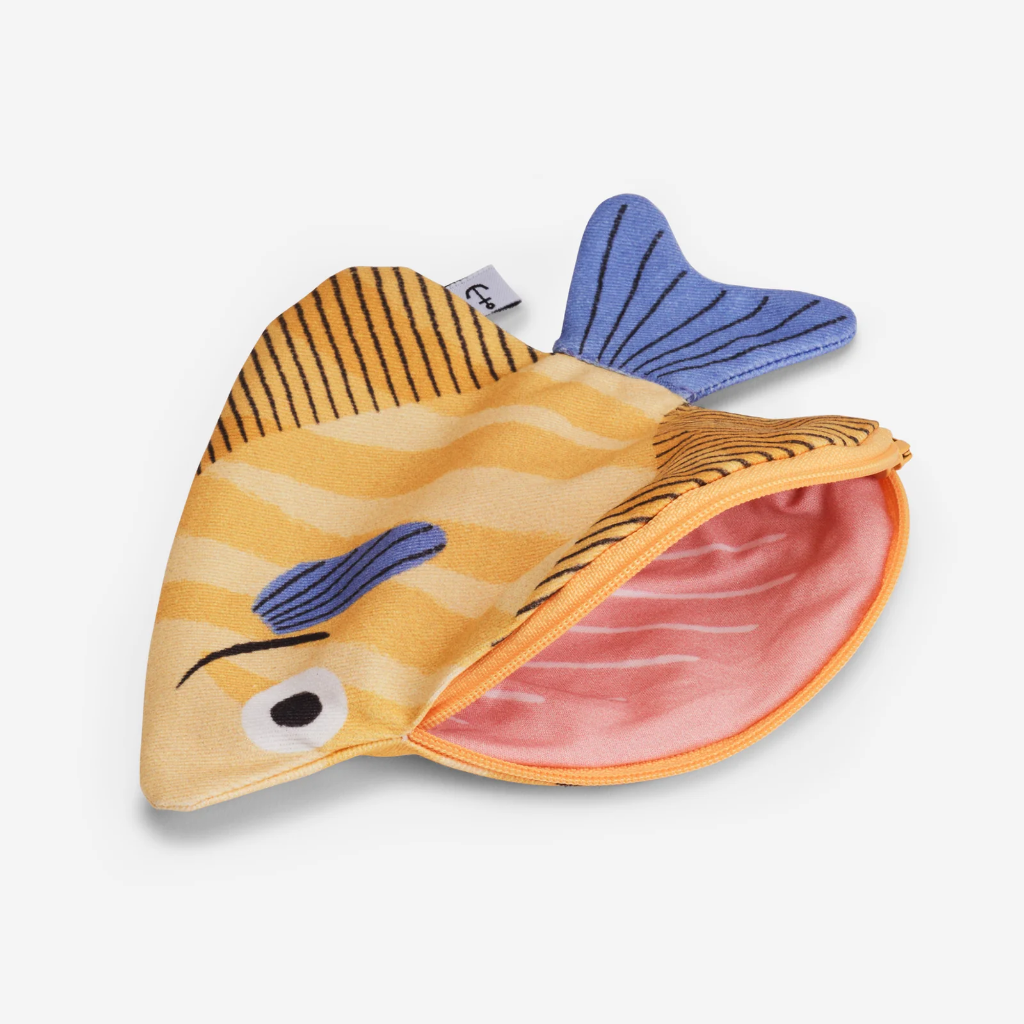 Don Fisher - Etui Täschchen Portemonnaie MOONYFISH purse yellow