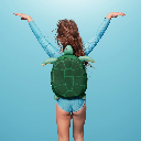Don Fisher - Kinderrucksack Tasche TURTLE kids backpack