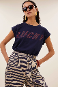 By Bar - Tobi Striped Speed Top - 592 uniform blue