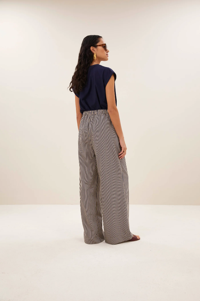 By Bar - Tobi Striped Speed Top - 592 uniform blue