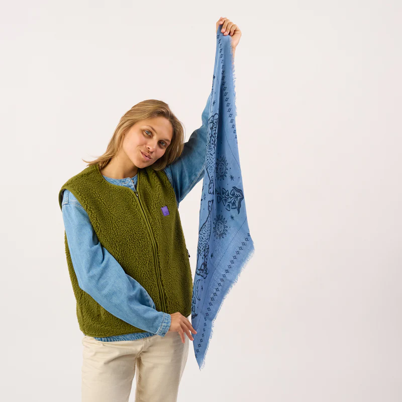 Billybelt - Tuch Bandana femme SACHA - Blue - 70x70cm