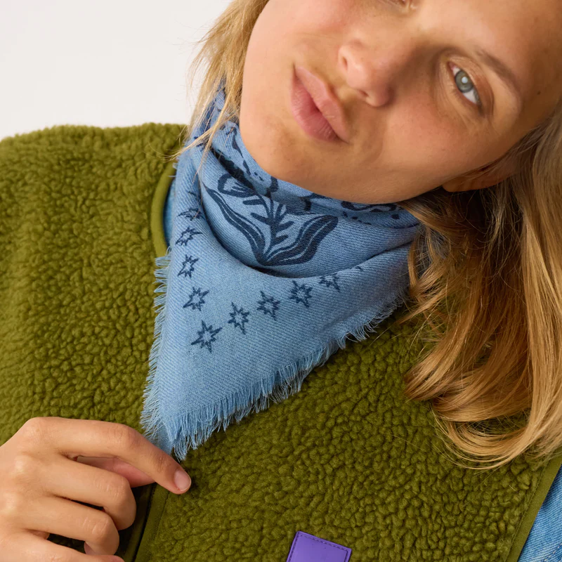 Billybelt - Tuch Bandana femme SACHA - Blue - 70x70cm