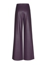 Caroline Biss - CITY CHIC TROUSERS IN VEGAN LEATHER, NORMAL WAIST plum