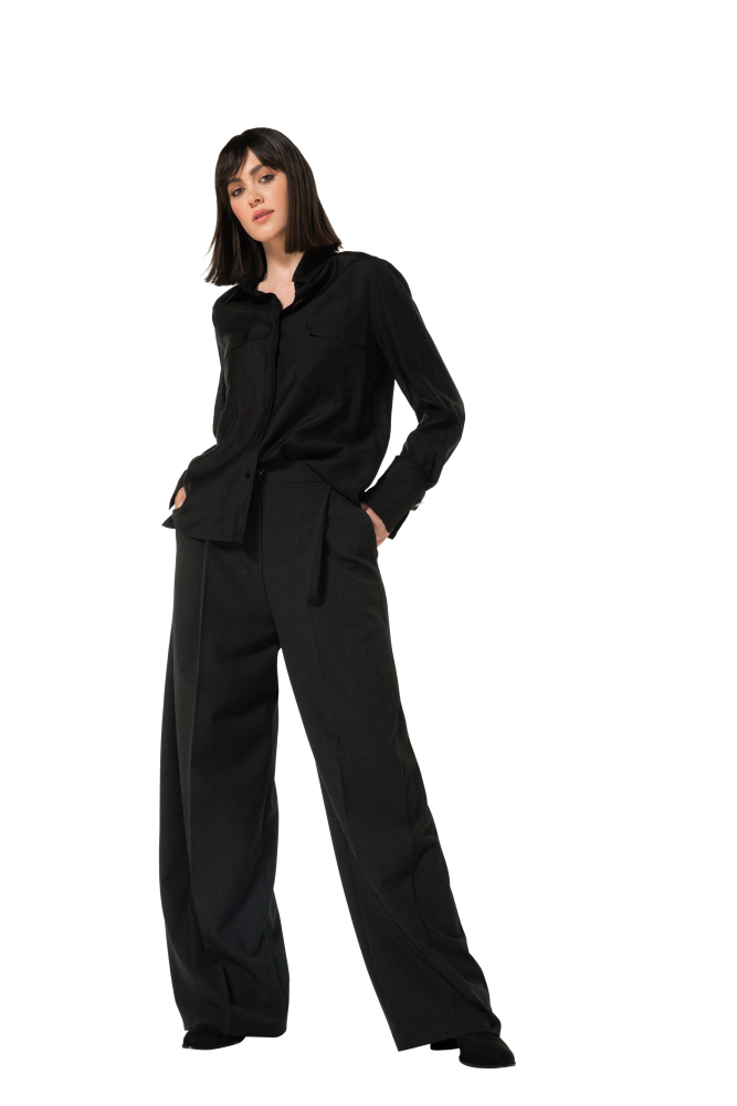 Caroline Biss - BLOUSE WITH OPEN BACK DETAIL black