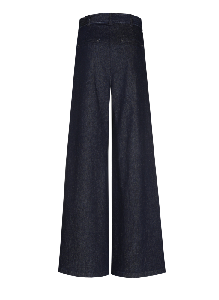 Caroline Biss - CITY-LOOK DENIM TROUSERS, MID WAIST jeans dark blue