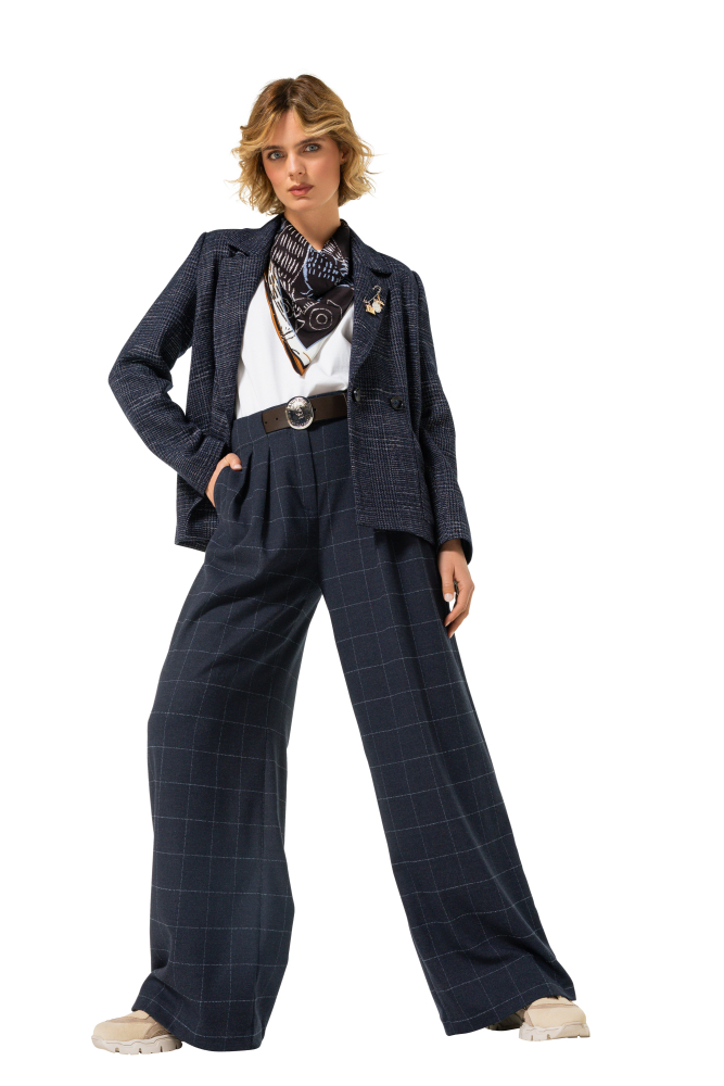 Caroline Biss - COTTON T-SHIRT WITH ATTACHED SCARF white (multi colour)