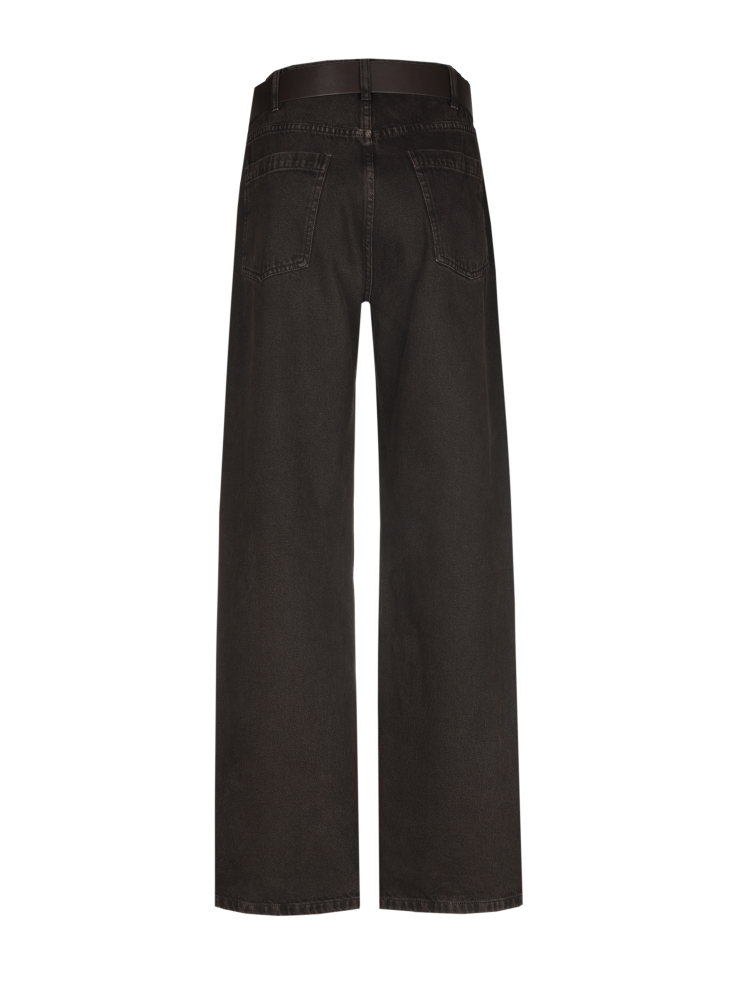 Caroline Biss - DENIM TROUSERS, NORMAL WAIST brown