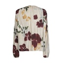 Caroline Biss - FLOWING BLOUSE WITH SHOULDER DETAIL multi colour