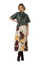 Caroline Biss - FLOWING MIDI-SKIRT multi colour