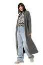 Caroline Biss - LONG CARDIGAN IN BOUCLETTE grey