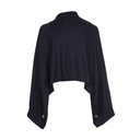 Caroline Biss - LOOSE PONCHO WITH WIDE SLEEVES midnight blue