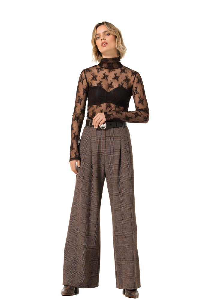Caroline Biss - MUST-HAVE BASE LAYER IN LACE cacao