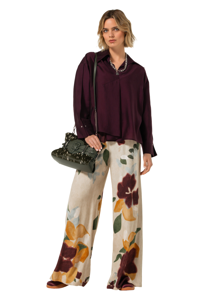 Caroline Biss - PALAZZO TROUSERS, ELASTIC WAIST multi colour