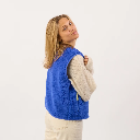 Billybelt - Sherpa Weste ärmellos - Electric blue