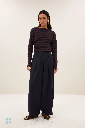 By Bar - Leya Big Stripe Top - 1722 coffee bean