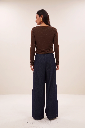 By Bar - Leya Sparkle Top - 775 chocolate