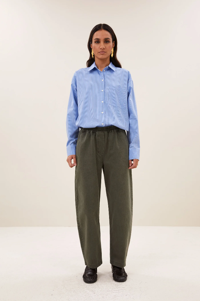 By Bar - Lise Cloud Blouse - 1652 cloud blue stripe