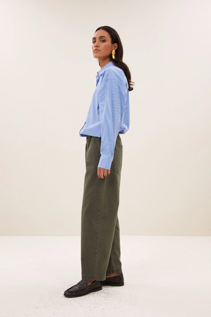 By Bar - Lise Cloud Blouse - 1652 cloud blue stripe