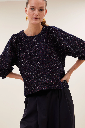 By Bar - Mauri Sparkle Blouse - 913 diamond check