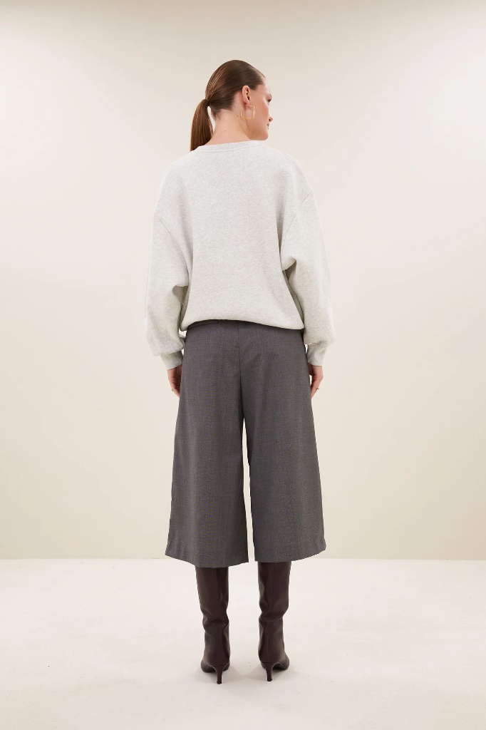 By Bar - Lili Speed Sweater - 815 light grey melee