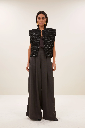 By Bar - Milo Sparkle Gilet - 860 black