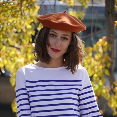 Le Beret Francais - Beret Baskenmütze - Caramel