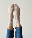 Sockette - Transparente Socken - Nina - weiß