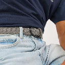 Billybelt - Elastischer Flechtgürtel - Pearl grey