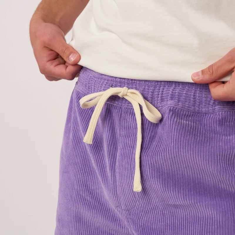 Billybelt - Sommer Shorts Beach Horizon aus Samt - Purple