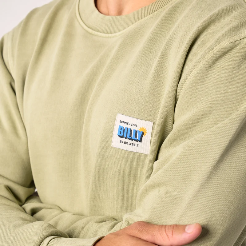 Billybelt - Sweatshirt Bio-Baumwolle Vintage - Olive green