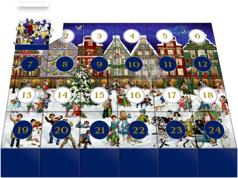 Coppenrath - Winterabend in der Stadt - Puzzle Adventskalender