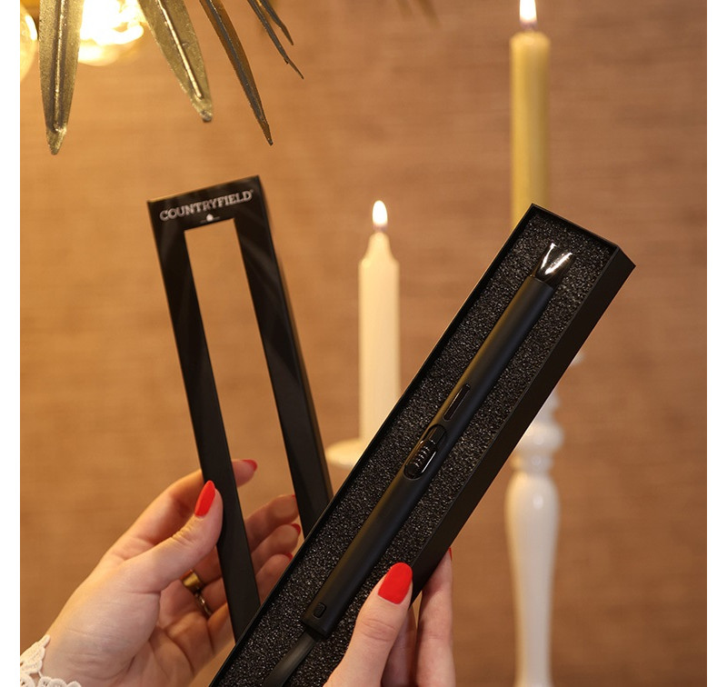 Countryfield - Feuerzeug USB wiederaufladbar schwarz