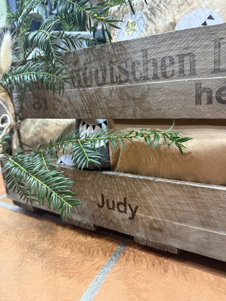 STILBUDE Adventskalender 2025 - Personalisierung der Holzkiste