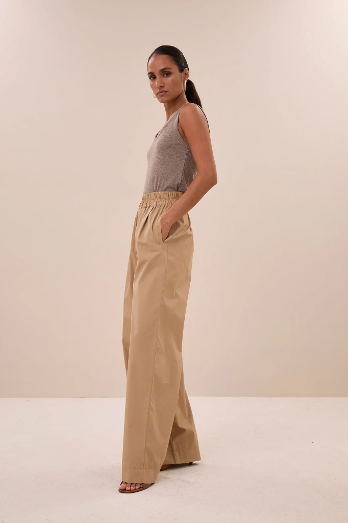 By Bar - Joky Rib Singlet - 730 biscuit