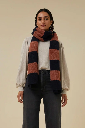 By Bar - lilly striped scarf - 758 copper
