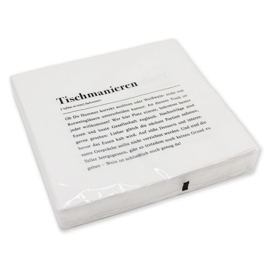 AEMMI - Servietten Tischmanieren