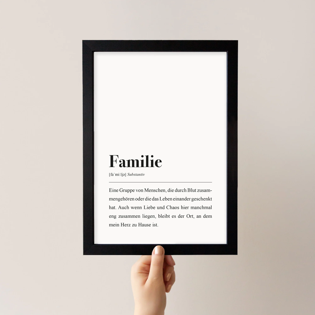 Aemmi - Familie A4 - gerahmt