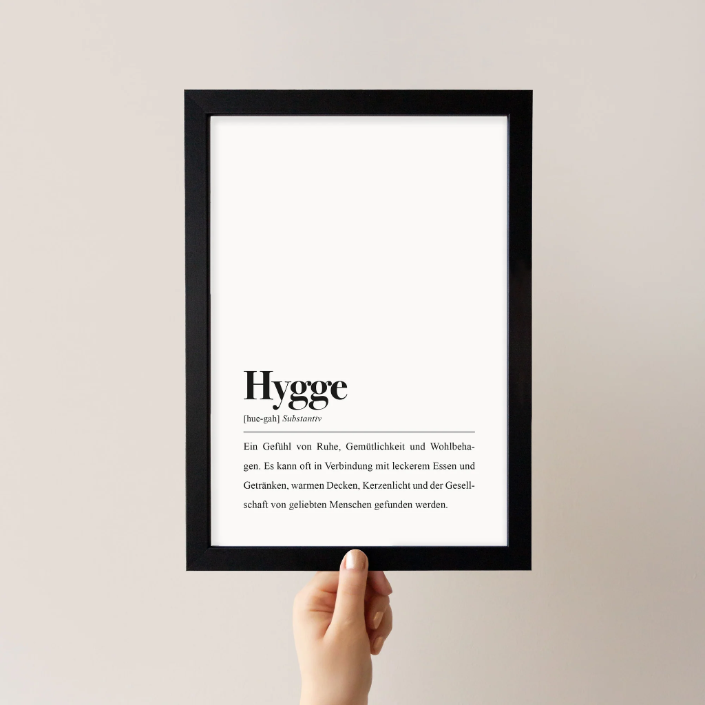 Aemmi - Hygge A4 - gerahmt