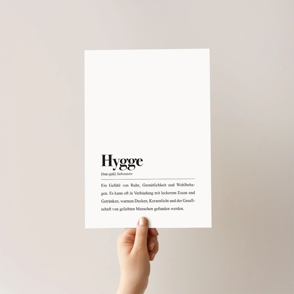 Aemmi - Hygge A4 - ohne Rahmen