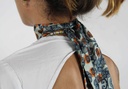 Les Belles Vagabondes - Seidenschal Bandeau Laos Orange