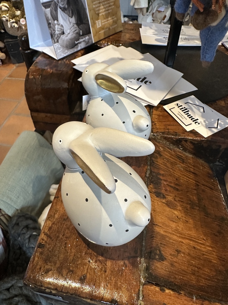 Werner Voß - Hase, grau gold