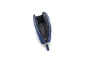 ANKE | royalblau | silber | genarbt
