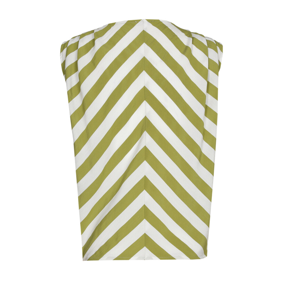 Caroline Biss - TOP - BLEND OF VISCOSE - STRIPED - CROSS-OVER - MULTI COLOR 