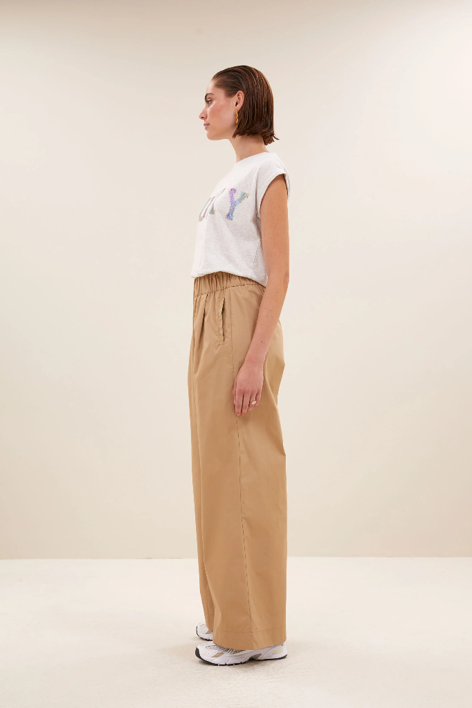 By Bar - Thelma Lucky Rainbow Top - 815 Light Grey Melee