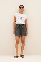 By Bar - Thelma Lucky Rainbow Top - 815 Light Grey Melee