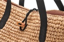 RIEKE | Raffia | schwarz | silber | genarbt